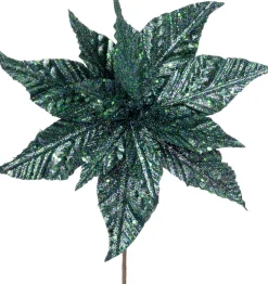 Discount Weihnachtsblume Amaze blau 25 cm Weihnachtszweige & -Blumen