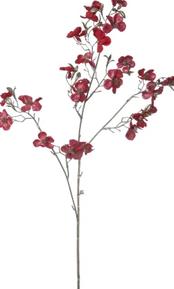 Hot Weihnachtsblume Pfirsichblüte rot H 87 cm Weihnachtszweige & -Blumen