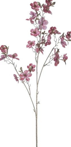 Hot Weihnachtsblume Pfirsichblüte rosa H 87 cm Weihnachtszweige & -Blumen