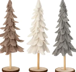 New Weihnachtsdeko Baum Mae weiß D 12 H 33 cm Weihnachtsfiguren & -Objekte