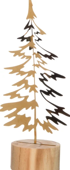 Sale Weihnachtsdeko Baum gold 10 x 6 x 21 cm Weihnachtsfiguren & -Objekte