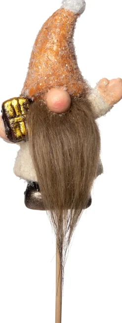 Best Weihnachtsdeko Wichtel braun 6 x 4 x 9,5 cm Weihnachtsfiguren & -Objekte