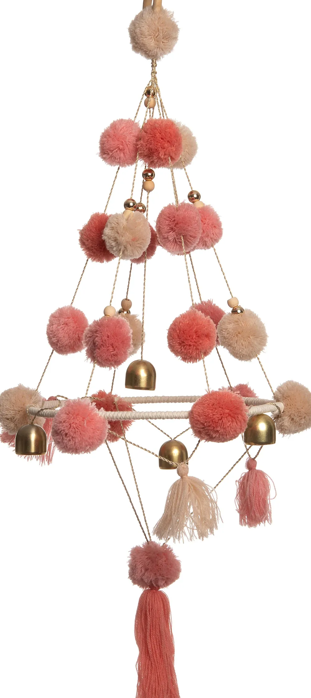 Sale Weihnachtsdeko Windspiel rosa 65 x 30 x 30 cm Weihnachtsdeko Zum Aufhängen