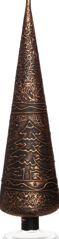 Outlet Weihnachtsdeko Baum kupfer D 9 H 36 cm Weihnachtsfiguren & -Objekte