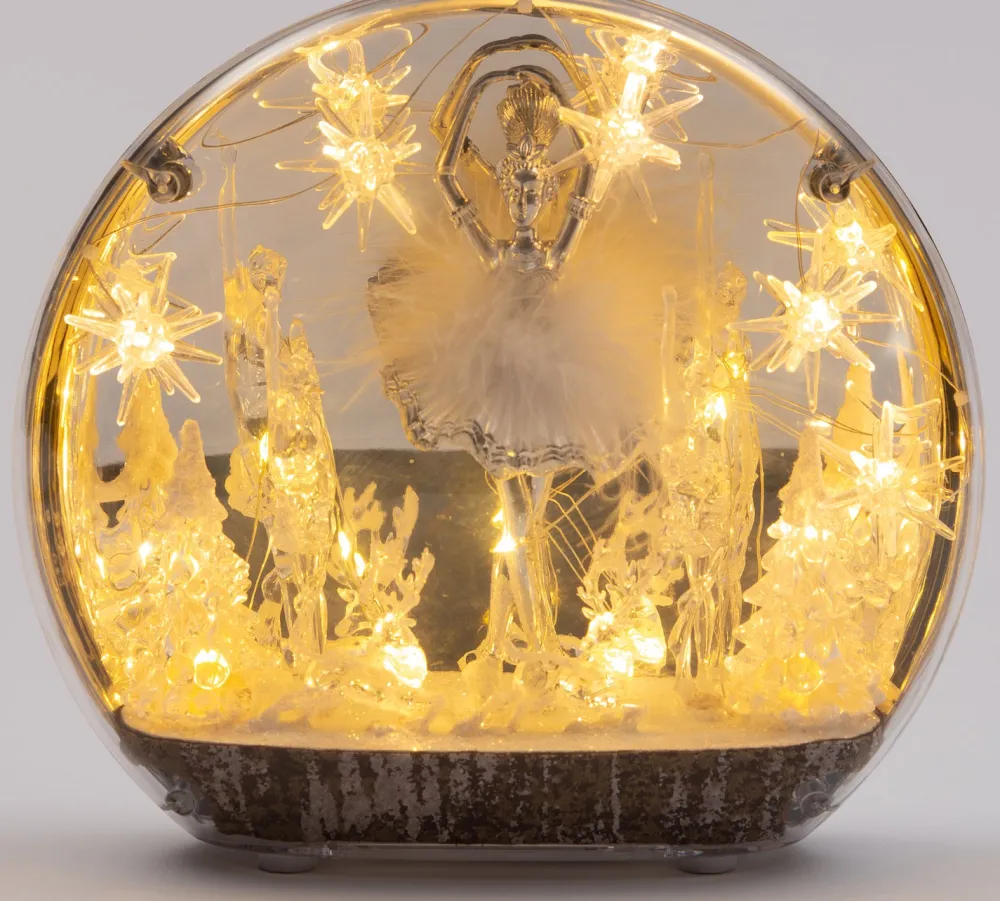 Best Weihnachtsdeko mit Bäumen beleuchtet LED 25 x 6 x 23 cm Weihnachtsfiguren & -Objekte