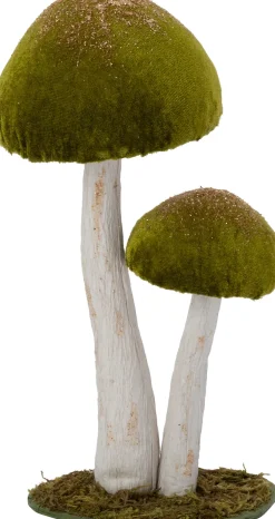 Online Weihnachtsdeko Pilze Sieni grün 14 x 10 x 24 cm Weihnachtsfiguren & -Objekte