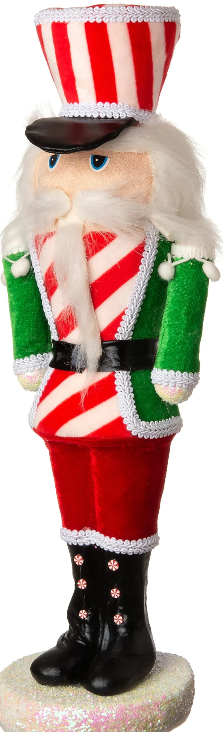 Sale Weihnachtsdeko Candyline Nussknacker rot / grün 12 x 12 x 40 cm Weihnachtsfiguren & -Objekte