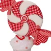 Weihnachtsdeko Candyline Cupcake mit Süßigkeiten rot / weiß 39 x 16 x 47 cm Weihnachtsdeko Zum Aufhängen