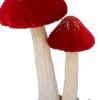 Online Weihnachtsdeko Pilze Sieni rot 10 x 8 x 16 cm Weihnachtsfiguren & -Objekte
