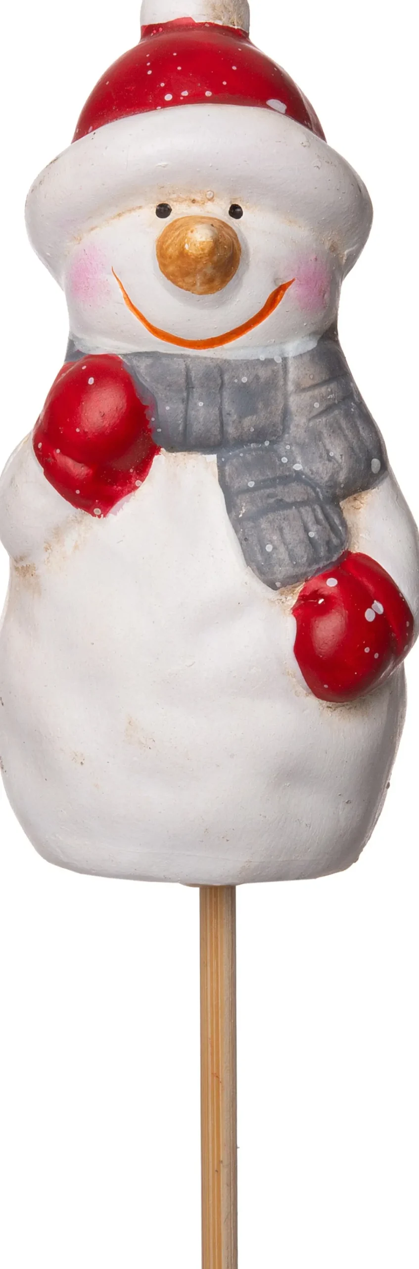 Sale Weihnachtsdeko Schneemann weiß 3,5 x 3,1 x 7,3 cm Weihnachtsfiguren & -Objekte