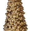 Hot Weihnachtsdeko Weihnachtsbaum Monty gold 6,1 x 6,1 x 11,8 cm Weihnachtsfiguren & -Objekte