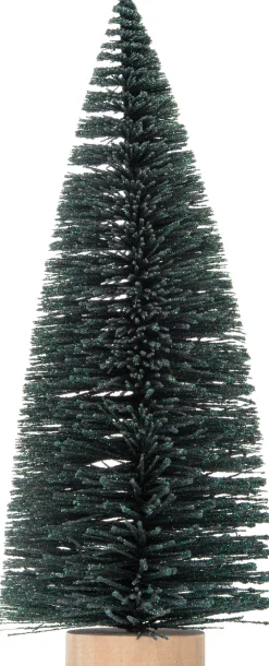 Outlet Weihnachtsdeko Baum 8 x 8 x 23 cm dunkelgrün Weihnachtsfiguren & -Objekte