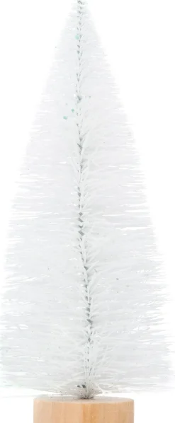 Sale Weihnachtsdeko Baum 8 x 8 x 23 cm weiß Weihnachtsfiguren & -Objekte