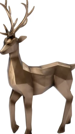 Online Weihnachtsdeko Hirsch Tarja gold 24,6 x 10 x 39,4 cm Weihnachtsfiguren & -Objekte