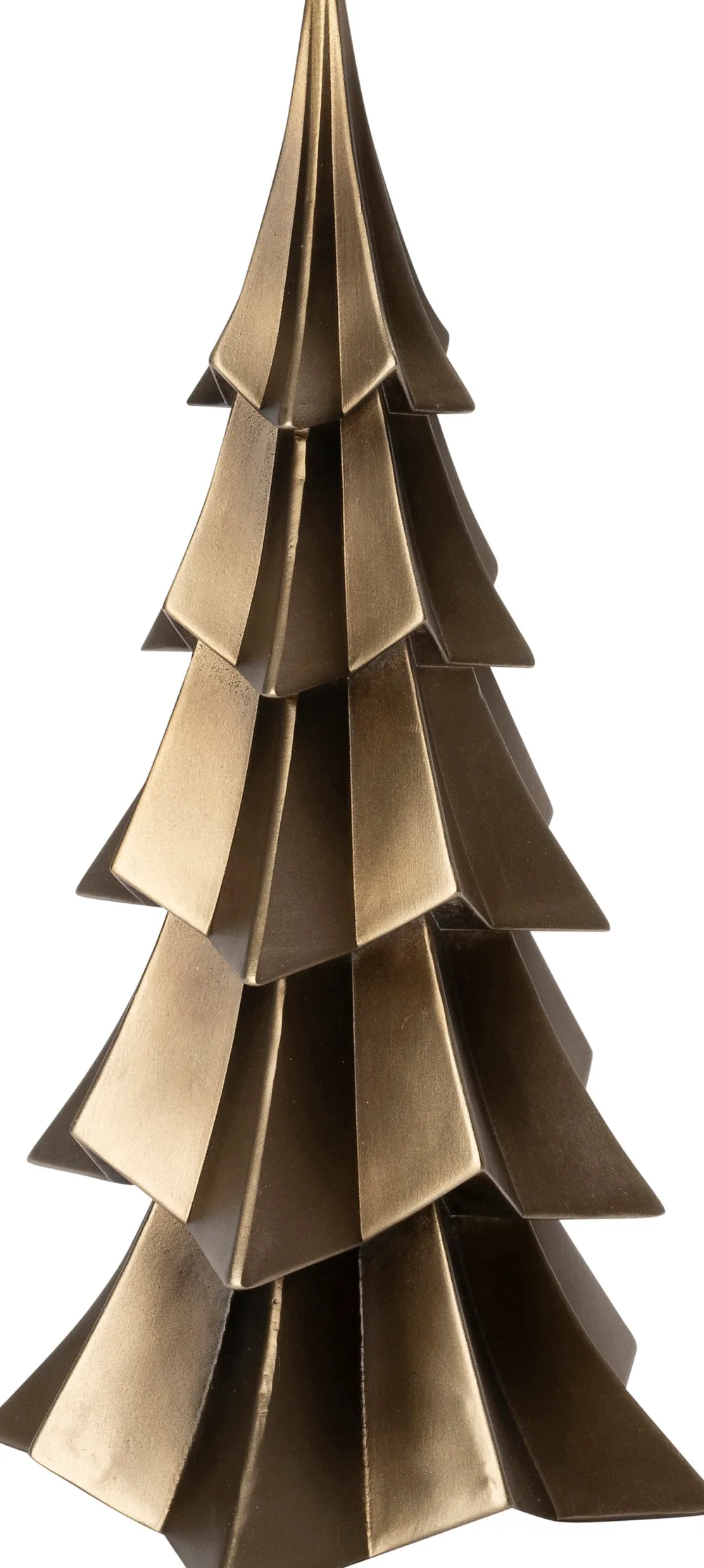 Weihnachtsdeko Baum Tarja gold 11,6 x 11,4 x 26 cm Weihnachtsfiguren & -Objekte