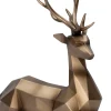 Discount Weihnachtsdeko Hirsch Tarja gold 25,4 x 8,7 x 29 cm Weihnachtsfiguren & -Objekte