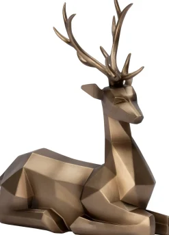 Discount Weihnachtsdeko Hirsch Tarja gold 25,4 x 8,7 x 29 cm Weihnachtsfiguren & -Objekte