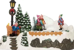 Best Weihnachtsdorf Miniatur-Eishockey 18 x 12,5 x 13 cm Weihnachtsdorf Figuren & Objekte