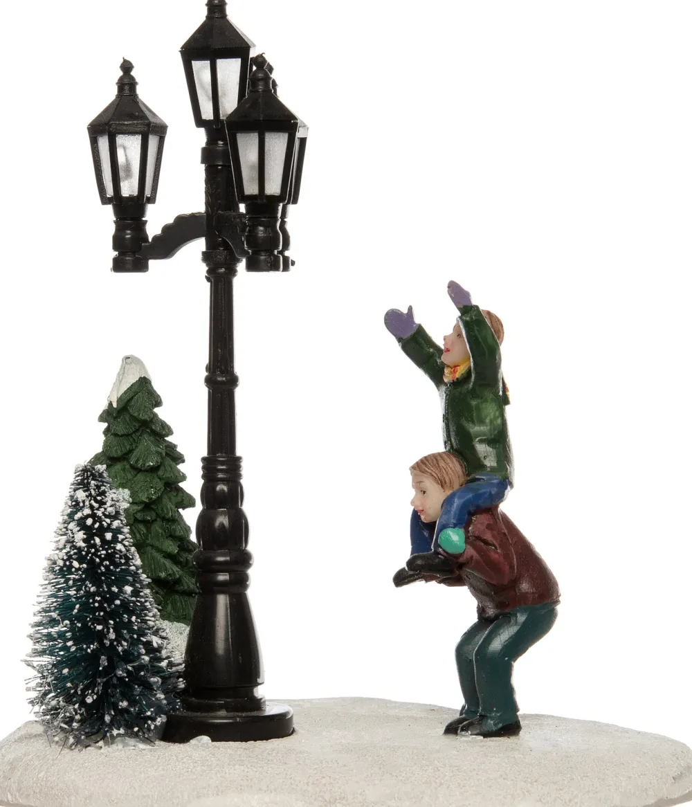 Weihnachtsdorf Figur Spielende Jungen 11 x 7 x 11 cm Weihnachtsdorf Figuren & Objekte