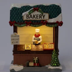 Discount Weihnachtsdorf Miniatur Gebäckstand 11,3 x 6,8 x 14,3 cm Weihnachtsdorf Figuren & Objekte