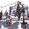 Sale Weihnachtsdorf Miniatur-Schlittschuhbahn 40 x 28 x 17 cm Weihnachtshäuschen