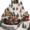 Outlet Weihnachtsdorf mit Skipiste und Zug 23,5 x 20,8 x 24 cm Weihnachtshäuschen