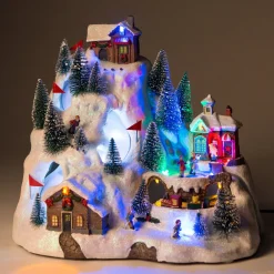 Hot Weihnachtsdorf Skipiste 31 x 20,5 x 27,5 cm Weihnachtshäuschen