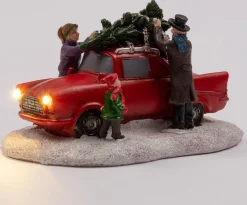 Discount Weihnachtsdorf Auto Chevrolet mit Figuren 14 x 9,3 x 8 cm Weihnachtsdorf Figuren & Objekte