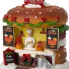 Best Weihnachtsdorf Miniatur Hamburgerstand 12 x 12,5 x 15 cm Weihnachtsdorf Figuren & Objekte