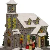 Best Weihnachtshäuschen Kirche mit Chor 24 x 14 x 24,5 cm Weihnachtshäuschen