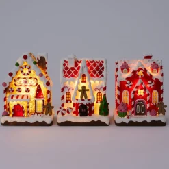 Weihnachtshäuschen Schokolade 9,2 x 6,3 x 12,3 cm Weihnachtshäuschen