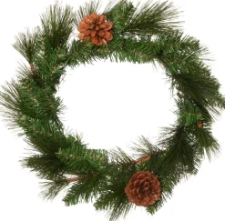 Best Weihnachtskranz Fichte mit Tannenzapfen D 30 cm grün Weihnachtskränze