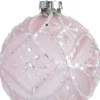 Sale Weihnachtskugel Alloway rosa Blume D 8 cm Weihnachtskugeln & -Anhänger