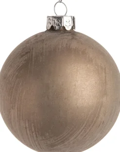 Discount Weihnachtskugel Maiya silber D 8 H 8 cm Weihnachtskugeln & -Anhänger