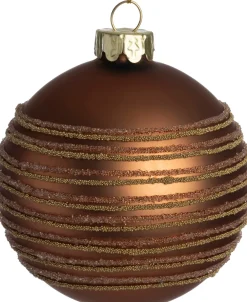 Weihnachtskugel Rathdrum braun D 8 cm Weihnachtskugeln & -Anhänger
