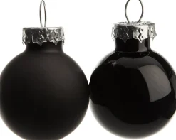 Best Weihnachtskugeln schwarz matt und glänzend D 2,5 cm 24 St. Weihnachtskugeln & -Anhänger