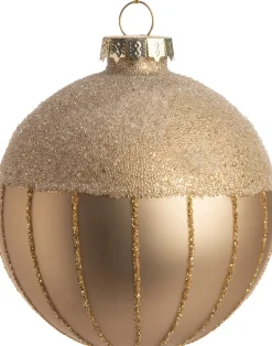 Clearance Weihnachtskugel Charla D 8 cm kupfer Weihnachtskugeln & -Anhänger