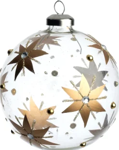 Online Weihnachtskugel Mallaig transparent / gold D 8 cm Weihnachtskugeln & -Anhänger