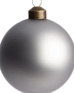 Hot Weihnachtskugel Dax blaugrau matt D 8 cm Weihnachtskugeln & -Anhänger