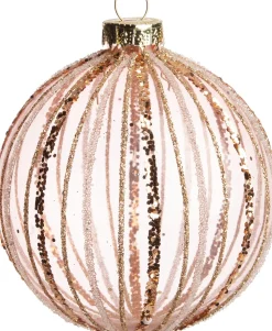 New Weihnachtskugel Fontoy rosa D 8 cm Weihnachtskugeln & -Anhänger