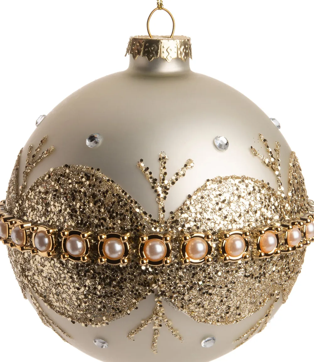 New Weihnachtskugel Tammy weiß D 8 H 8 cm Weihnachtskugeln & -Anhänger