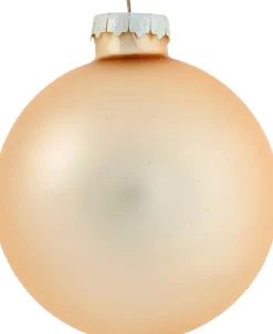 Weihnachtskugeln gold matt und glänzend D 7 cm 8 St. Weihnachtskugeln & -Anhänger