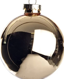 Weihnachtskugeln gold matt und glänzend D 7 cm 8 St. Weihnachtskugeln & -Anhänger