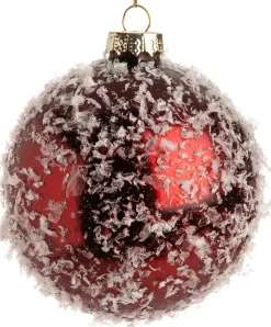 Online Weihnachtskugel Melita rot / weiß D 8 H 8 cm Weihnachtskugeln & -Anhänger