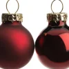 Online Weihnachtskugeln dunkelrot matt und glänzend D 2,5 cm 24 St. Weihnachtskugeln & -Anhänger