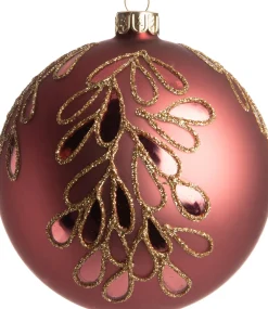 Best Weihnachtskugel Bourdic rosa D 8 cm Weihnachtskugeln & -Anhänger