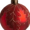 Online Weihnachtskugel Olivet rot D 8 cm Weihnachtskugeln & -Anhänger