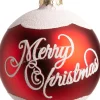 Best Weihnachtskugeln Rioux rot D 8 cm Weihnachtskugeln & -Anhänger