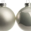 New Weihnachtskugeln weiß matt und glänzend D 7 cm 8 St. Weihnachtskugeln & -Anhänger