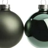 New Weihnachtskugeln grün matt und glänzend D 6 cm 10 St. Weihnachtskugeln & -Anhänger